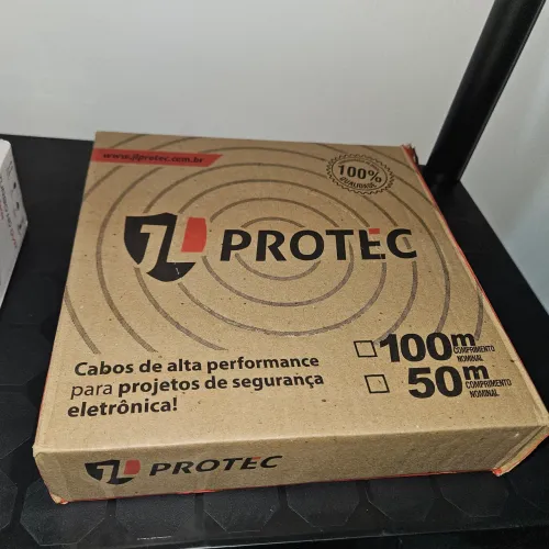 Cabo Coaxial CFTV (Câmeras de Segurança) 4 mm Bipolar 100 m  80%