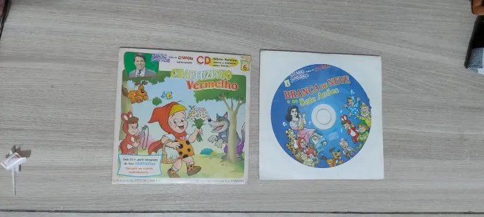 2 Cds de história constada por Silvio Santos