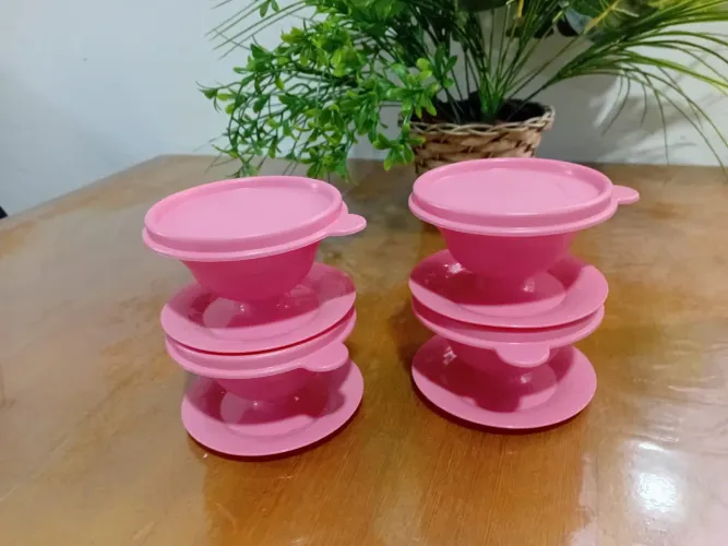 Conjunto de Sobremesa de Tupperware