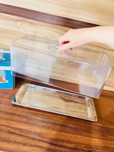 Porta Pão Torta Fria Rocambole Inox Atina - Brinox