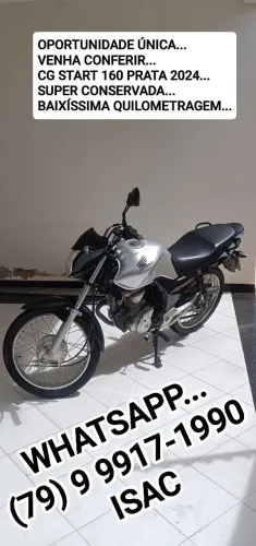 HONDA CG START 160 PRATA 2024