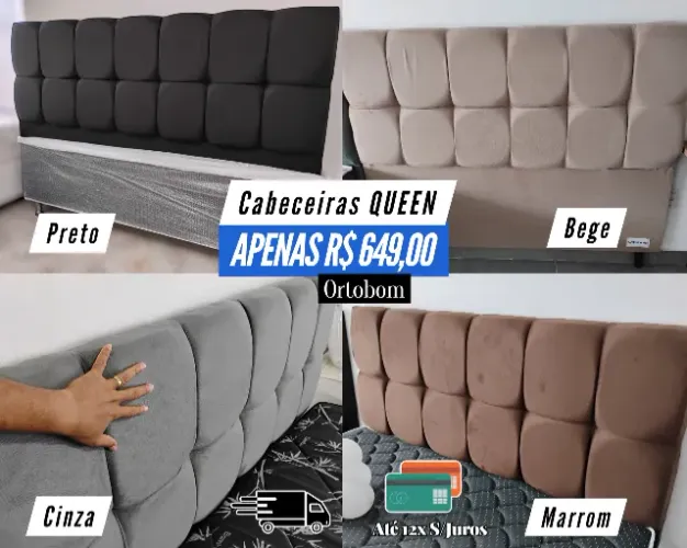 CABECEIRA QUEEN ORTOBOM 