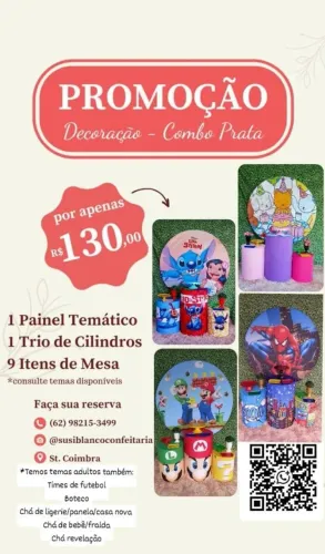 Decoração de Festa Pegue e Monte
