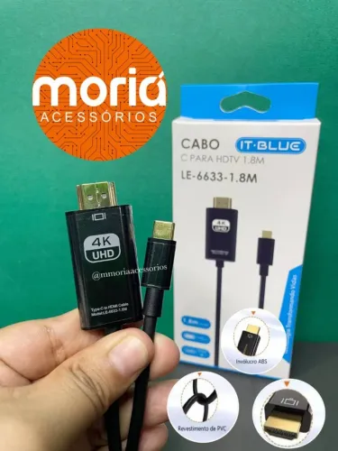 Cabo Tipo-C para HDMI 1.8M