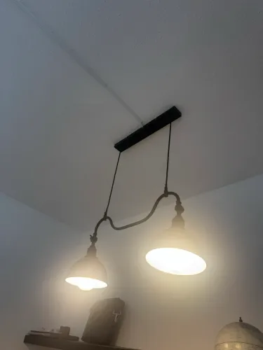 Luminária preta ótima qualidade!