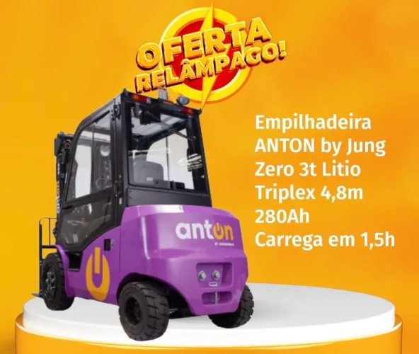 EMPILHADEIRA BATERIA LITHIUM 3T ZERO!