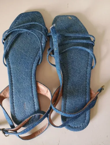 Sandália Jeans via mia