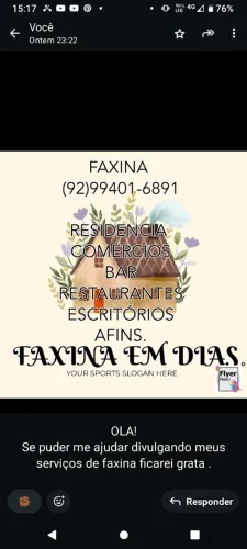Faxina em geral online 