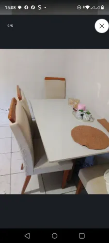 Conjunto de mesa 4 cadeiras 