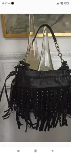 Bolsa em couro Arezzo