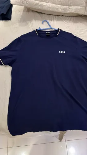 Camisa Hugo Boss Azul tanho M