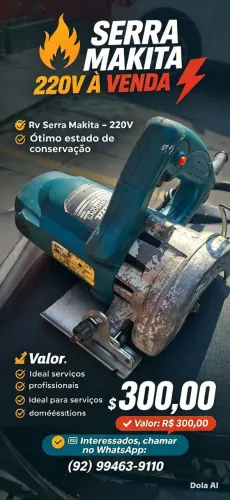 Serra Makita 220V.