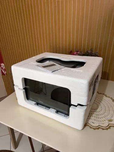 Microondas Midea 20L Espelhado NOVO (TROCO POR OUTRO 127V)