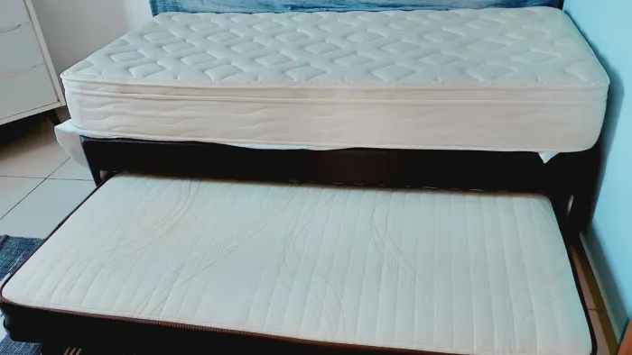 Bicama com colchão e cama auxiliar EURO
