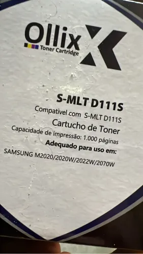 Cartucho de toner Samsung d111s 