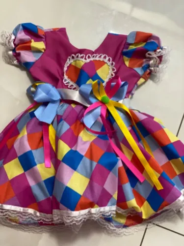 Vestido de quadrilha lindo