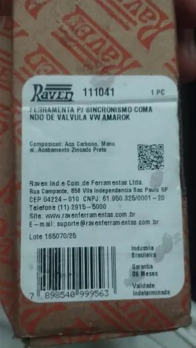 Ferramenta de sincronismo comando de válvulas AMAROK