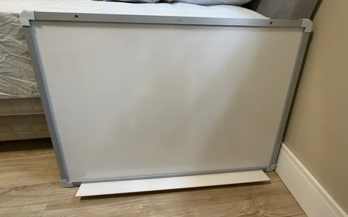 Quadro Branco Escritório Planejamento Moldura Aluminio Soft 100x70