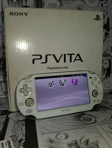 Sony PS Vita Branco na Caixa - Excelente Estado