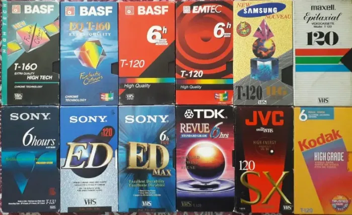 Fitas VHS Gravadas Usadas