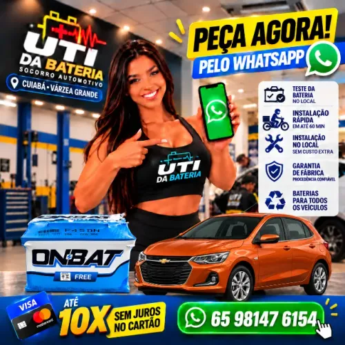 Bateria Onix ONBAT em Cuiabá e Várzea Grande >> PROMOÇÃO!!<<