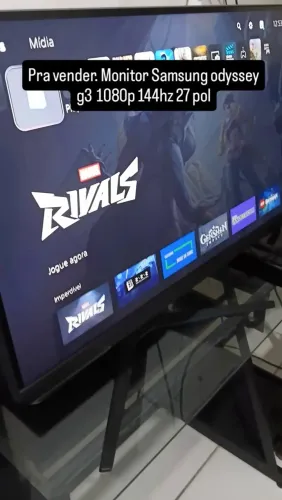 Monitor gamer Samsung 27pol 144hz