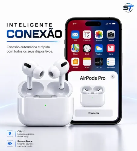 AirPods PRO 2 - QUALIDADE PREMIUM E SOM IMERSIVO 