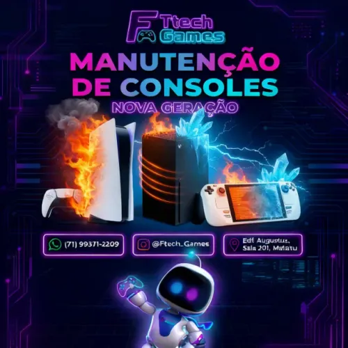 Assistência de Consoles em Salvador - Conserto de Xbox One, Series, PS4, PS5 e Joysticks