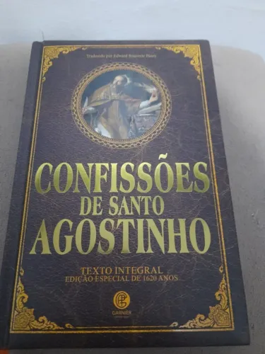 Livro Confissões de Santo Agostinho - Edição Luxo - Capa Dura