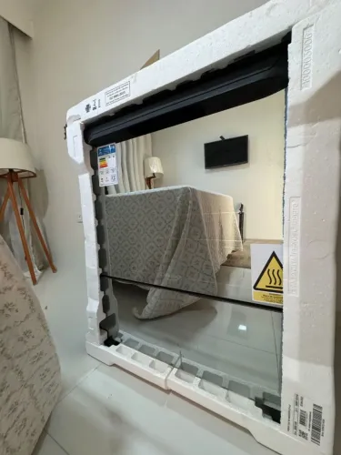 Fogão 5 bocas dako magister style mesa de vidro bivolt 