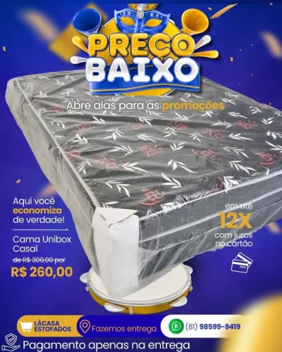 Cama Unibox Casal