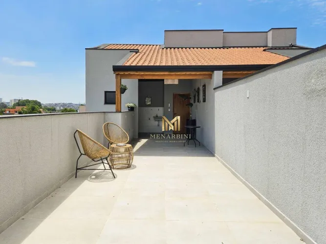 Cobertura com 2 dormitórios à venda, 106 m² por R$ 580.000,00 - Casa Branca - Santo André/