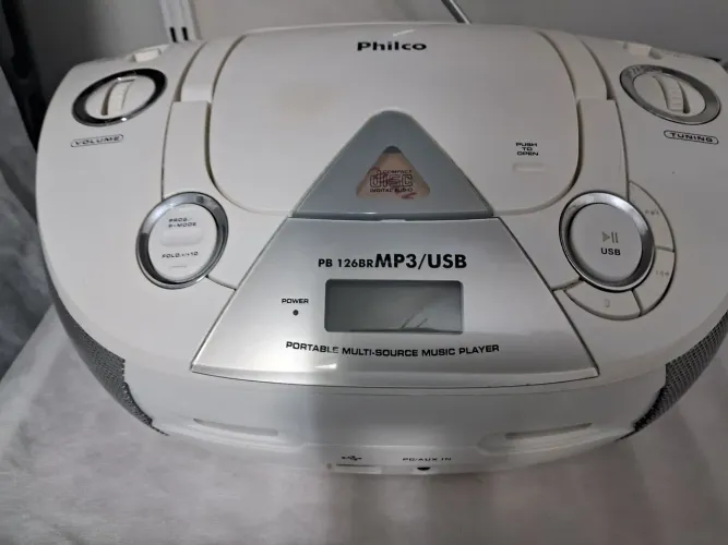 Rádio mp3 philco branco