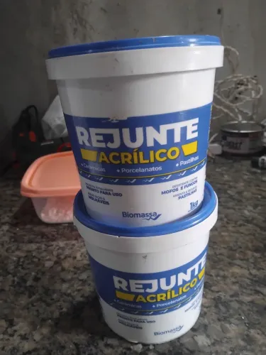 Rejunte acrílico branco 