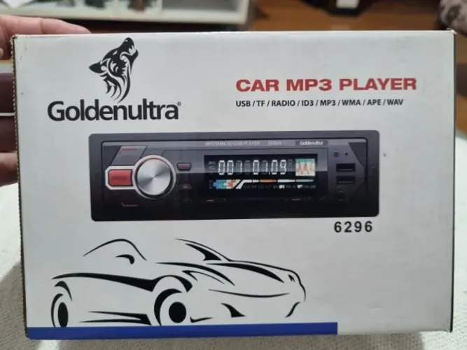 Som Automotivo Mp3, Bluetooth e USB Goldenultra 6296