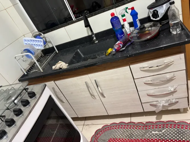 Balcão e pia 160cm