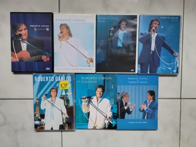 DVDs Roberto Carlos - diversos títulos