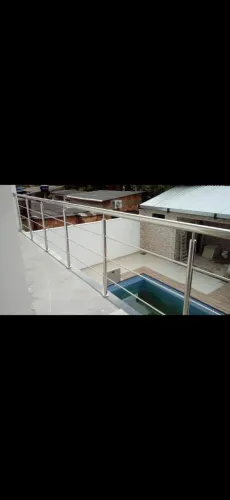 Corrimão de aço inox
