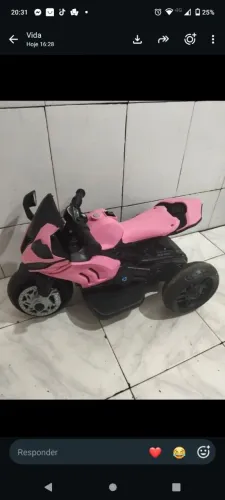 Moto elétrica infantil