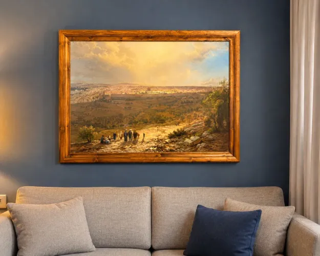 Quadro - Jerusalém Vista do Monte das Oliveiras