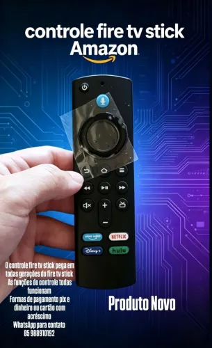 Controle fire tv stick Amazon 