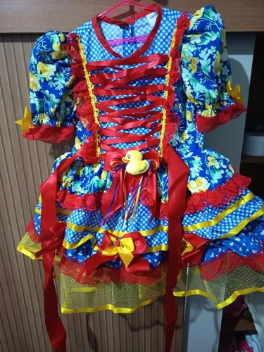 Vestido quadrilha