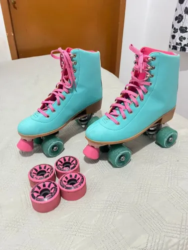 Patins Quad com rodas para asfalto inclusas