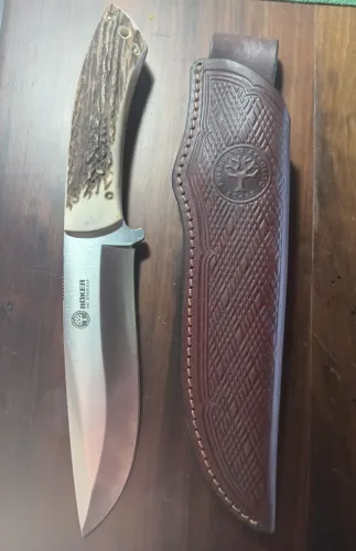 Faca boker arbolito hunter stag chifre de cervo raridade