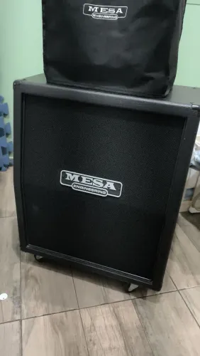 Caixa Gabinete 2x12 Roxstage Vertical c/ Falantes Eminence Red Coat