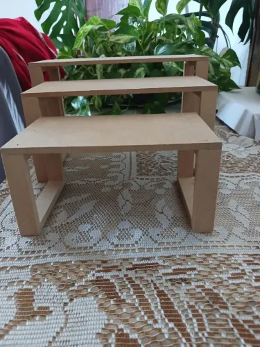 Expositor MDF para decoração mesa festas