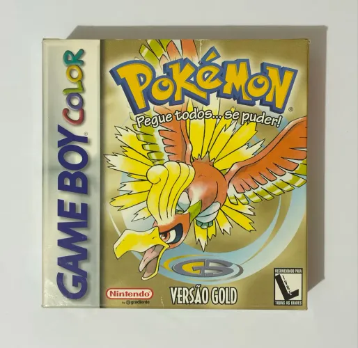Pokémon Gold Nintendo Game boy color 