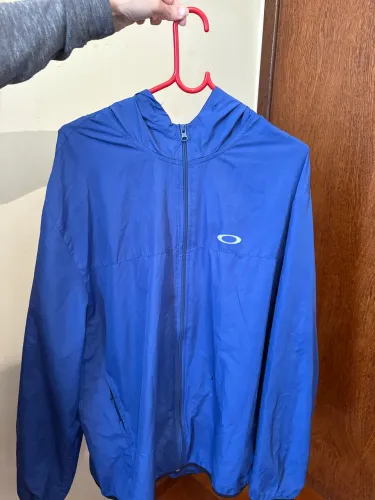 Jaqueta Corta Vento Oakley Masculino Azul Original Tam. GG