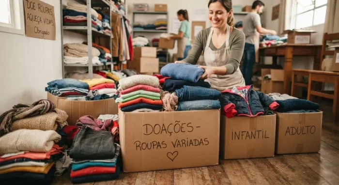 Doação de roupas