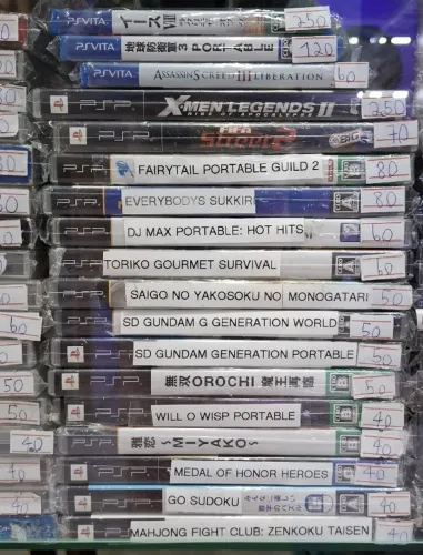 Jogos Originais para SONY PSP e PS VITA (Temos jogos de vários consoles, confira aqui)